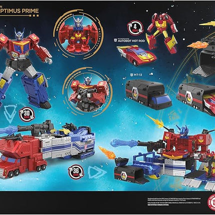 Transformers Age of The Primes Titan Class The Thirteen Star Optimus Prime, 15-inch Converting Action Figure, Robot Toys for Ages 15+