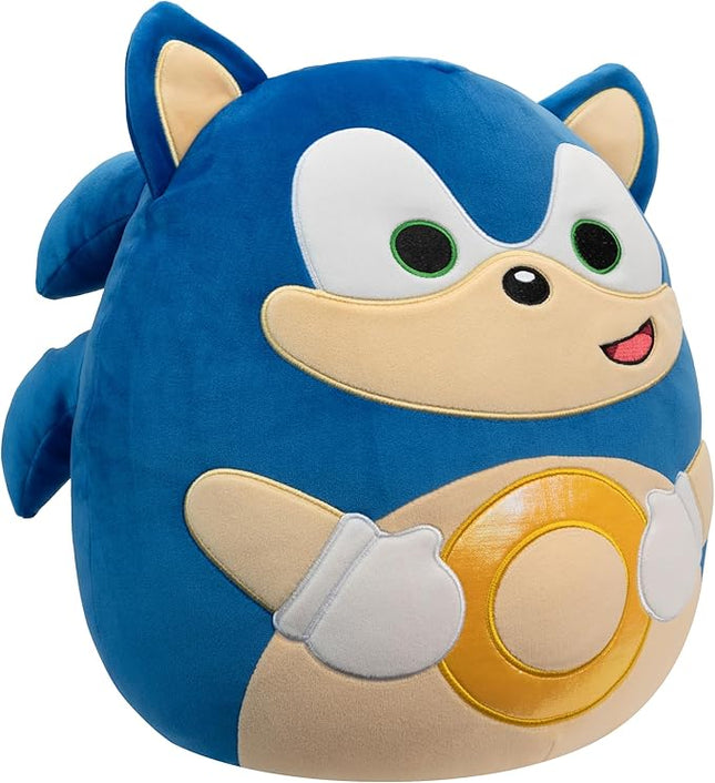 Squishmallows Original 14in “Sonic The Hedgehog” Sonic Holding Gold Rings Plush (Large)