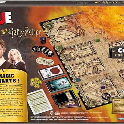 Hasbro Gaming Clue: Wizarding World Harry Potter Edition Board Game | Family Games for Kids, Teens, and Adults | Mystery Games | Ages 8 and Up | 3 to 5 Players