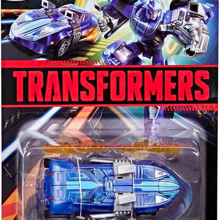 TRANSFORMERS Collaborative Hot Wheels x Twin Mill, Deluxe Class 5-Inch Robot Action Figure Converts to Racecar, Car Toys for Ages 8+