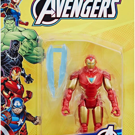 Marvel Epic Hero Series Iron Man Action Figure, 4-Inch, Avengers Super Hero Toys, Birthday Gifts for Kids, Ages 4+