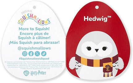 Squishmallows Original “Harry Potter” 10in Hedwig with Scarf Plush - Ultrasoft Official Jazwares Plush (Medium-Sized)