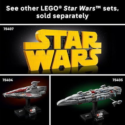 LEGO Star Wars Jango Fett Helmet - DIY Model Kit for Adults 18+ - Collectible Building Set - Room Decor Idea for Attack of The Clones Fans - Star Wars Gift Idea for Birthdays - 75408