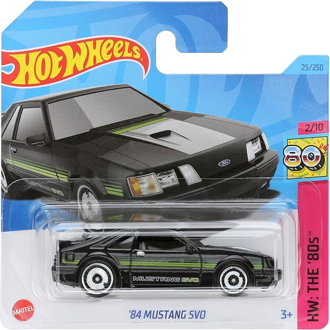 Hot Wheels '84 Mustang SVO, The '80s 2/10 [Black/Green] 25/250