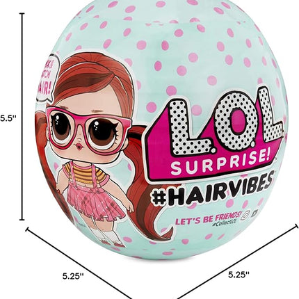 L.O.L. Surprise! Hairvibes Dolls with 15 Surprises & Mix & Match Hairpieces