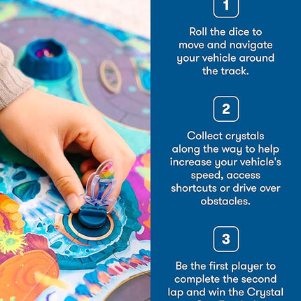 SimplyFun Crystal Cup Rally - Educational Kids Game - Develops Reasoning Skills, Planning, & Strategic Thinking - 2-5 Players, Ages 7 & Up