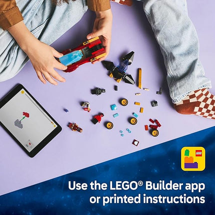 LEGO Marvel Iron Man Car & Black Panther vs. Red Hulk Building Toy - Marvel Superhero Toy for Kids, Boys and Girls, Ages 7+ - with 3 Minifigures - Gift Idea for Birthday - 76310