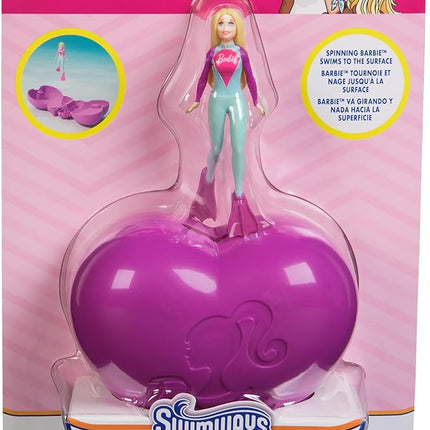 SwimWays Barbie Dive N’ Surprise, Swimming Pool Accessories & Kids Pool Toys, Pool Party Supplies, Barbie Toys for Kids Ages 5 & Up
