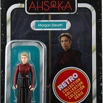 STAR WARS Retro Collection Morgan Elsbeth, Ahsoka 3.75-Inch Collectible Action Figures, Ages 4 and Up