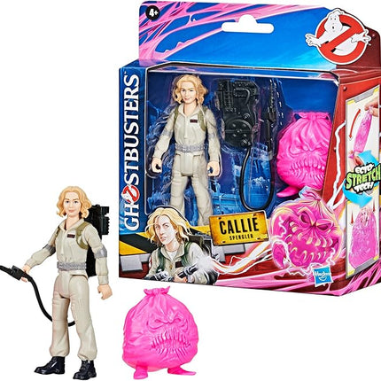 Ghostbusters Fright Features Callie Spengler Action Figure with Ecto-Stretch Tech Possessor Ghost Toy Accessory, Toys for Kids Ages 4+