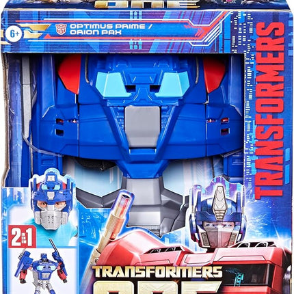 Transformers One 2 in 1 Optimus Prime (Orion Pax) 9.9 Inch Robot Action Figure, Converts to Mask, Interactive Toys for Boys and Girls Ages 6 and Up