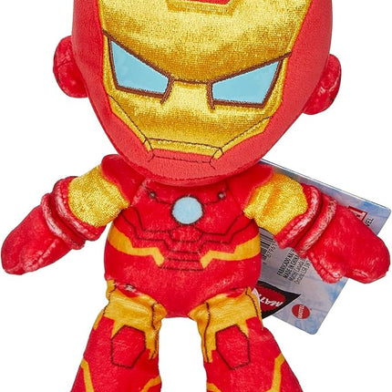 Marvel Plush Character Figure, 8-inch Ironman Super Hero Soft Doll in Fun-to-Touch Fabrics, Collectible Gift for Kids & Fans Ages 3 Years Old & Up