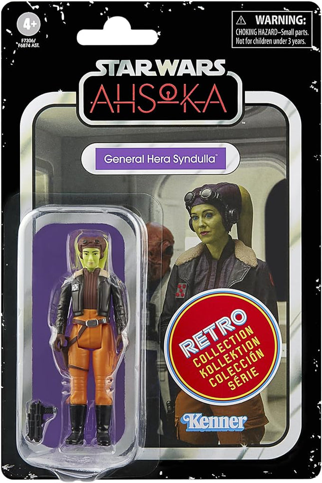 Star Wars - The Retro Collection - General Hera Syndulla Figure Ahsoka- 3.75" Action Figures