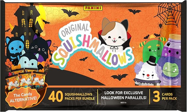 Panini Squishmallows Halloween Treat Packs – Official Squishmallows Trading Cards – Limited Edition Spooky Series – Perfect for Trick-or-Treating or Collecting