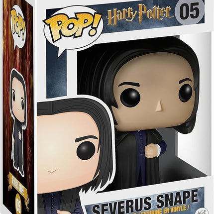Funko Pop Movies: Harry Potter - Severus Snape Action Figure, Standard - Collectable Vinyl Figure - Gift Idea - Official Merchandise - Toys for Kids & Adults - Fantasy Fans