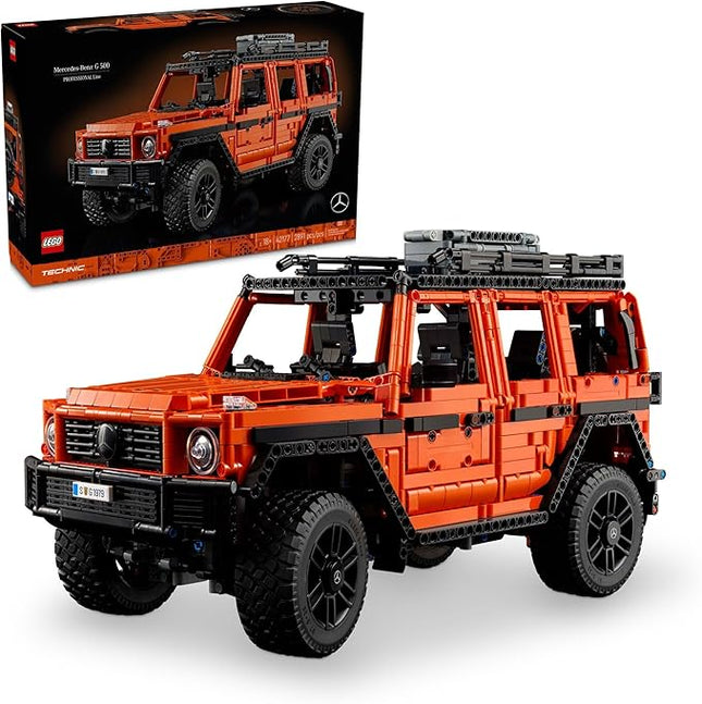 LEGO Technic Mercedes-Benz G 500 Professional Line Model Car Kits - Building Set of Mercedes G-Wagon for Adults, Ages 18+ - Gifts for Men & Women - W/Realistic Details - 42177