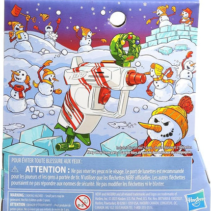 Nerf Elite 2.0 Jolly Dash Blaster, 2 Elite Darts, Pull to Prime, Winter Toy Foam Blaster for 8 Year Old Boys & Girls