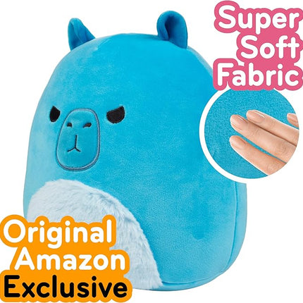 Squishmallows 10" Kenji The Blue Capybara Plush - Official Jazwares - Soft, Cuddly Stuffed Animal Collectible Hug Toy for Kids & Adults - Amazon for Birthdays, Holidays & Comfort