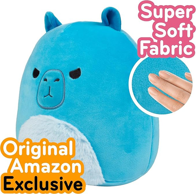 Squishmallows 10" Kenji The Blue Capybara Plush - Official Jazwares - Soft, Cuddly Stuffed Animal Collectible Hug Toy for Kids & Adults - Amazon for Birthdays, Holidays & Comfort