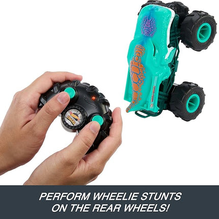 Hot Wheels Monster Trucks Mega-Wrex Battery-Powered RC Truck with All-Terrain Tires