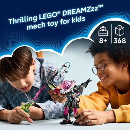 LEGO DREAMZzz Mateo vs. Cyber Brain Mech Robot Building Toy for Kids - Pretend Play Set W/Matteo & Dreamling Toy Figures for Boys & Girls, Ages 8+ - 2 Ways to Build - Gift Idea for Birthdays - 71495