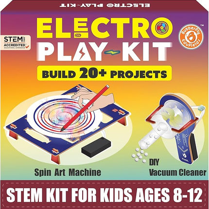 Butterfly EduFields STEM Kit for Kids Ages 8-10-13 | Build 20+ Motor Machines & DIY Engineering Projects | Educational Science Kit for Boys & Girls | Fun STEM Toys for Ages 8-10 | Robotics Learning