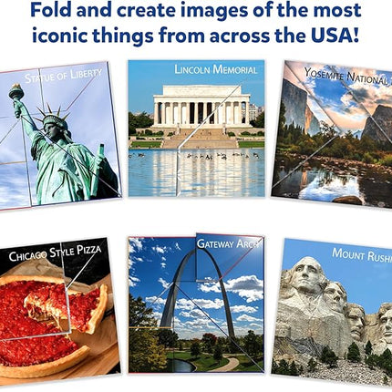 Skillmatics Origami Puzzle Book - 48 Folding Puzzles for Kids, Fun STEM Toy & Brain Teasers, Educational & Travel Gifts for Ages 8, 9, 10 and Up