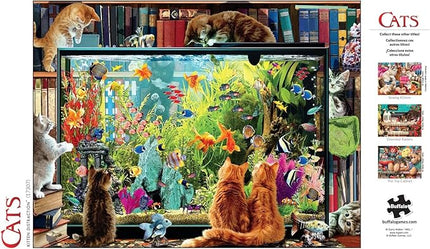 Buffalo Games - Garry Walton - Kitten Distraction - 750 Piece Jigsaw Puzzle for Adults Challenging Puzzle Perfect for Game Nights - Finished Size is 24.00 x 18.00