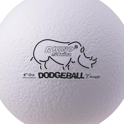 Champion Sports® Rhino Skin® Low Bounce Dodgeball Sets & Singles for Playground, PE, Backyard & League Games – Team Sports Equipment for Youth & Adults
