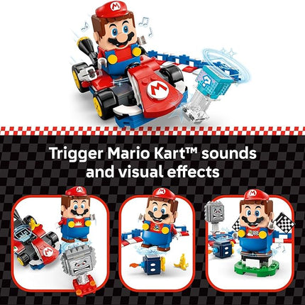 LEGO Super Mario: Mario Kart – Interactive Mario & Standard Kart Building Toy - Pretend Play Racing Playset for Boys & Girls, Ages 7+ - Gift for Christmas - 72043