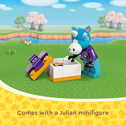 LEGO Animal Crossing Julian’s Birthday Party Video Game Toy for Kids, Animal Crossing Toy from The Video Game Series with Horse Toy Minifigure, Birthday Gift for Girls and Boys Ages 6 and Up, 77046