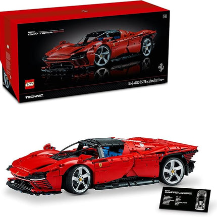 LEGO Technic Ferrari Daytona SP3 42143, Race Car Model Building Kit, 1:8 Scale Advanced Collectible Set for Adults, Ultimate Cars Concept Series, Great Anniversary and Father's Day Gift for Car Lover
