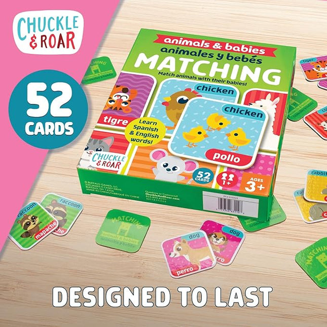 Chuckle & Roar Matching Game Animals & Babies Edition