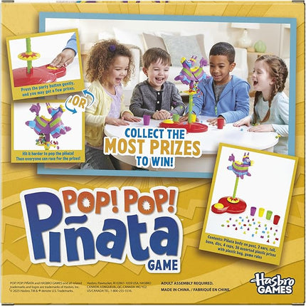 Pop! Pop! Pinata Game | Replayable Pinata Game with 30+ Prizes | Ages 4 and Up | 2 to 4 Players | 10 Mins. | Fun Board Games for Kids and Preschoolers (Amazon Exclusive)