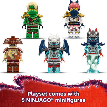 LEGO NINJAGO Lloyd's Jet Mech Building Toy - Model Building Kit for Boys & Girls, Ages 9+ - Transforming Playset for Kids W/ 5 Ninja Toy Minifigures - Dragons Rising Gift Idea for Birthdays - 71845