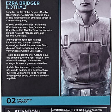 Star Wars The Black Series Ezra Bridger (Lothal), Star Wars: Ahsoka 6-Inch Action Figures, Ages 4 and Up