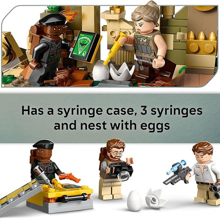 LEGO Jurassic World Spinosaurus & Quetzalcoatlus Air Mission - Dinosaur Toy for Kids - Pretend Play Building Toy with Dinosaur Figurines for Girls and Boys, 8+ - Birthday or Any-Time Gift Idea - 76976