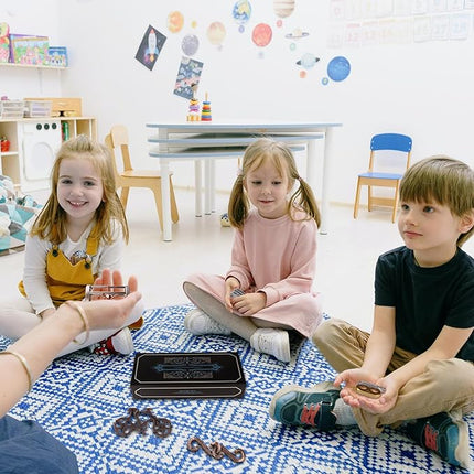 5 Pcs Metal Puzzles 3D Brain Teaser Puzzles for Adults Teens, Highly Difficult Metal Brain Puzzles, IQ Logic Test Disentanglement Game for Classroom Party Mind Challenge School Supplies(Key Puzzle)