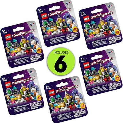 LEGO Minifigures Series 26 Space 6 Pack, Multi Pack of Collectible Minifigures for Kids, Sci-Fi Toy Building Set for Independent Play, Gift Idea for Boys and Girls Aged 5 Years Old and Up, 66764