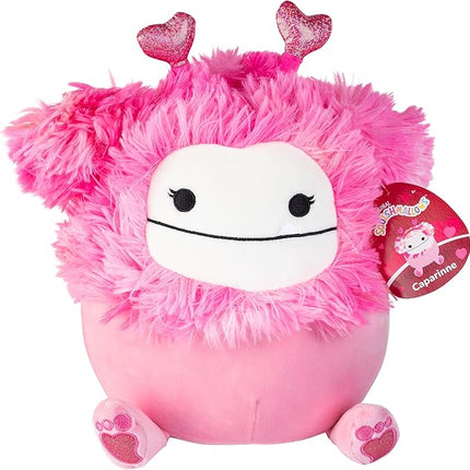 Squishmallows Original 10-Inch Caparinne The Pink Bigfoot - Official Jazwares Plush - Collectible Soft Squishy Stuffed Animal Toy - Add to Your Squad - Gift for Kids, Girls & Boys