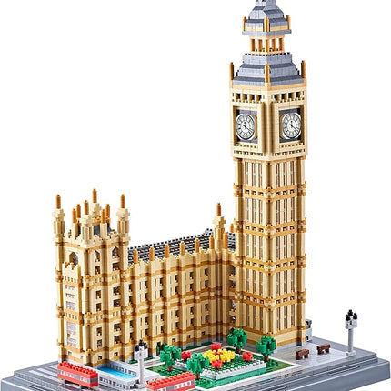 YaJie Big Ben Architecture Model Building Block Sets (6473PCS) - World Famous Architectural Model Toys Present for Kid Age of 14+ and Adult