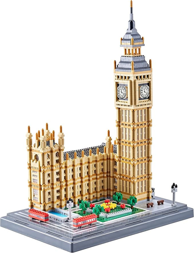 YaJie Big Ben Architecture Model Building Block Sets (6473PCS) - World Famous Architectural Model Toys Present for Kid Age of 14+ and Adult