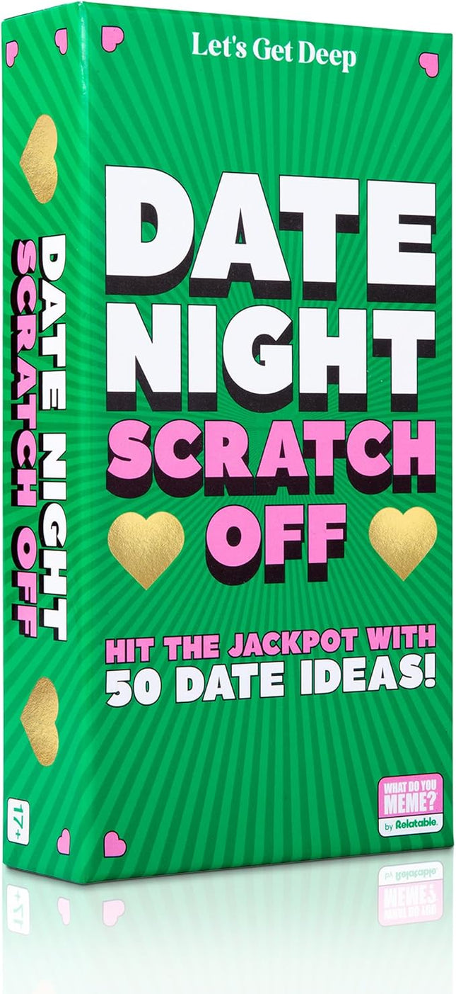 Date Night Scratch-Off Cards by Relatable – Valentine’s Day Gift for Her, Fun Date Night Ideas for Couples, Romantic Couples Gift with 50 Scratch Cards