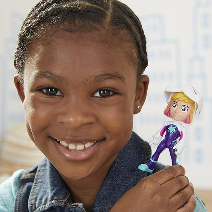 Spidey and His Amazing Friends Hero Reveal 2-Pack, Marvel Action-Figures, Mask-Flip Feature, Ghost-Spider and Black Panther, 3+ Years