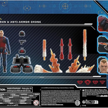 G.I. Joe Classified Series Scrap-Iron & Anti-Armor Drone, Collectible Action Figures, 74, 6-inch Action Figures for Boys & Girls,with 11 Accessories