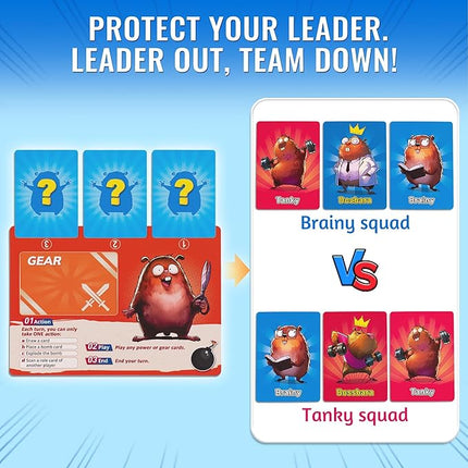 rokt&razo Capybara Squad: Squad Battle Edition – A Dynamic Co-op Social Deduction Card Game, Changing Roles, Perfect for Families & Friends. Easy to Learn, Packed with Fun, Laughter and Strategy