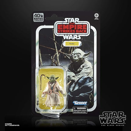 STAR WARS The Black Series Yoda 6-inch Scale The Empire Strikes Back 40TH Anniversary Collectible Figure, Kids Ages 4 and Up
