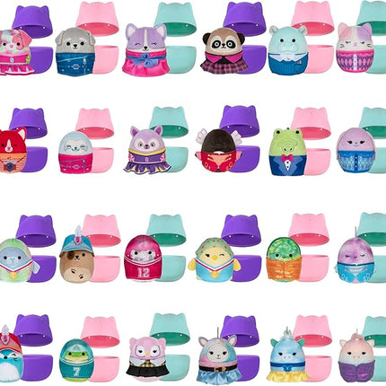 Squishmallows Squishville Series 10 Mini Mystery Plush (3 Pack) Official Jazwares Plush - Collectible Soft & Squishy Blind Capsules - Styles May Vary - Gift for Boys, Girls & Kids