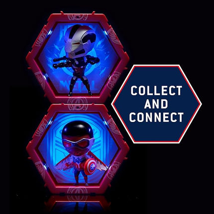 WOW! STUFF PODS Marvel Avengers Collection - War Machine| Superhero Toys Light-Up Bobble-Head Figure | Official Marvel Collectable Toys & Gifts | Number 212 in Series, Multicolor, 4 inches