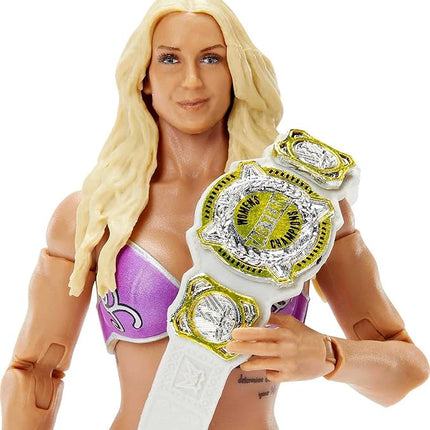 Mattel WWE Elite Collection Action Figure & Accessories, Series #92 Charlotte Flair 6-inch Collectible with 25 Articulation Points & Swappable Hands